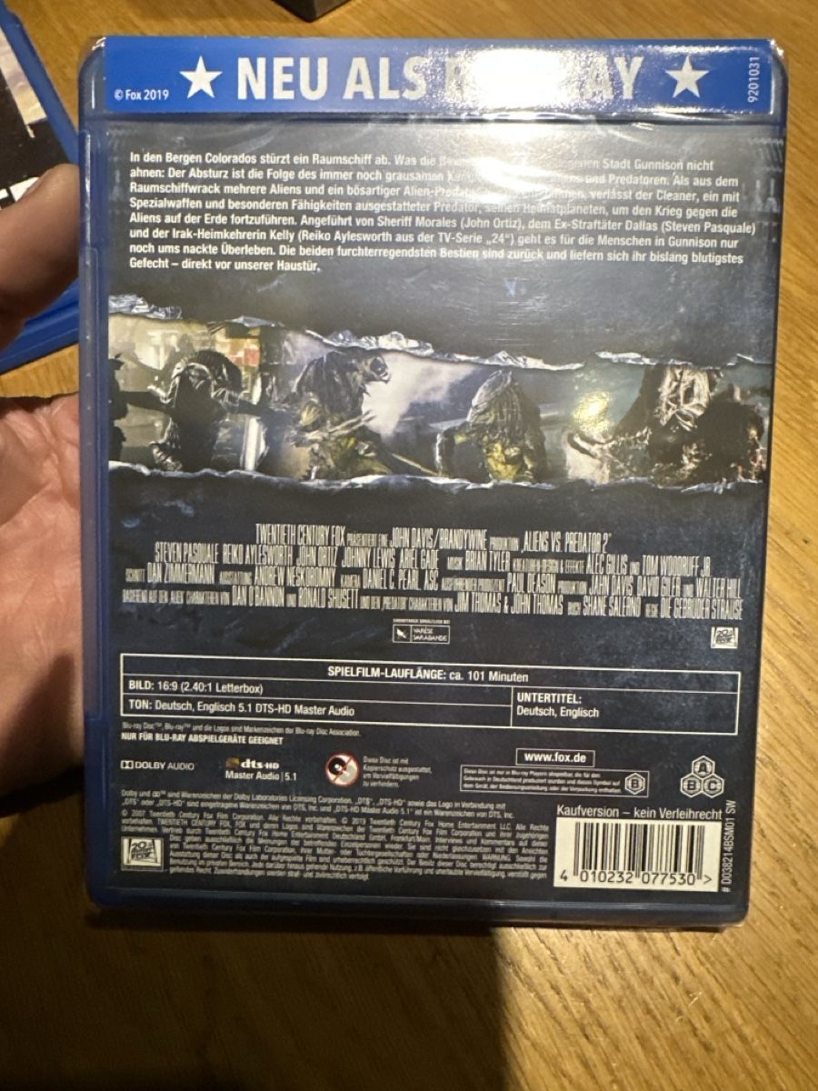 Tutti i DVDs: Alien vs Predator, Extended Version, Bluray ovp neu – Nuovo e nell'imballaggio originale da Benken ZH venduto da Audi-erich 1