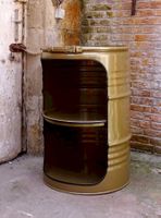 Ölfassregal Design 210L mit Licht golden