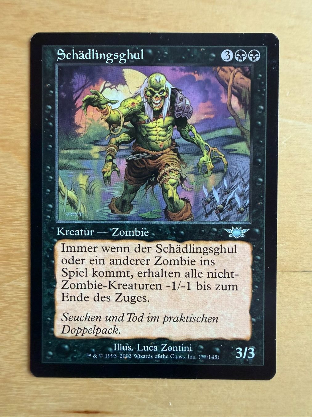 Magic The Gathering Carte collezionabili: Noxious Ghoul // Schädlingsghoul // Legions // Magic – Usato da Binz venduto da Tempelritter