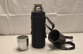 Outdoor Thermos 7dl mit Lederhülle von J.-Ch. de Castelbajac