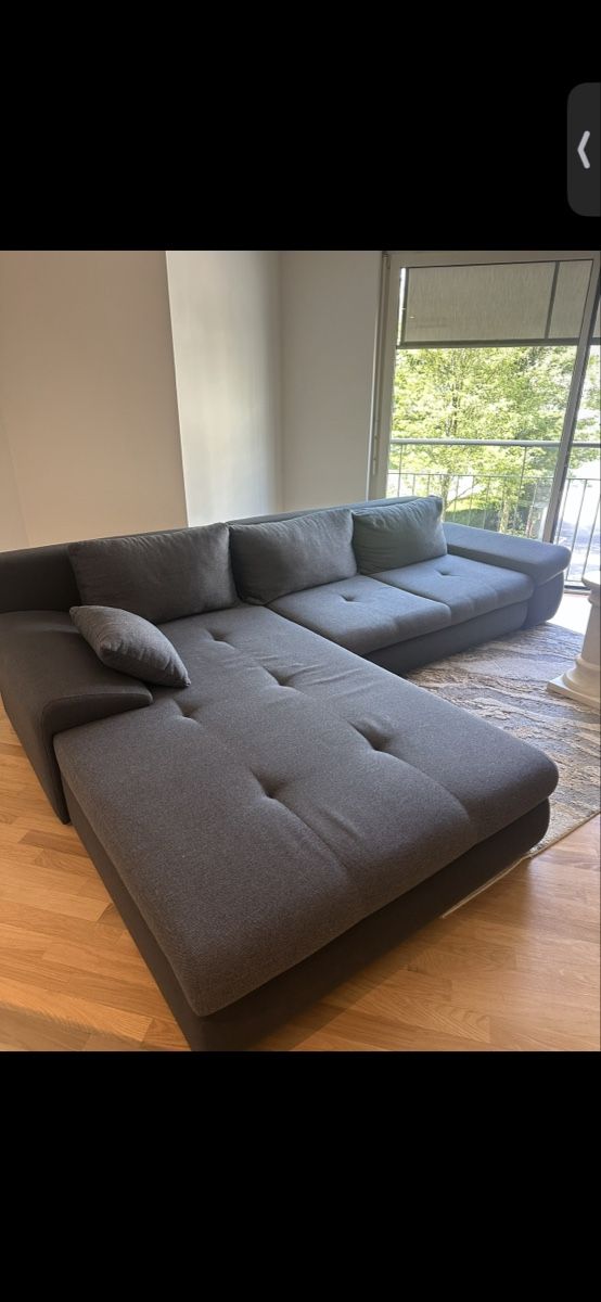 Divani: Graues Ecksofa mit Schlaffunktion - Top Zustand! – Nuovo (secondo la descrizione) da Luzern venduto da con_j7rz