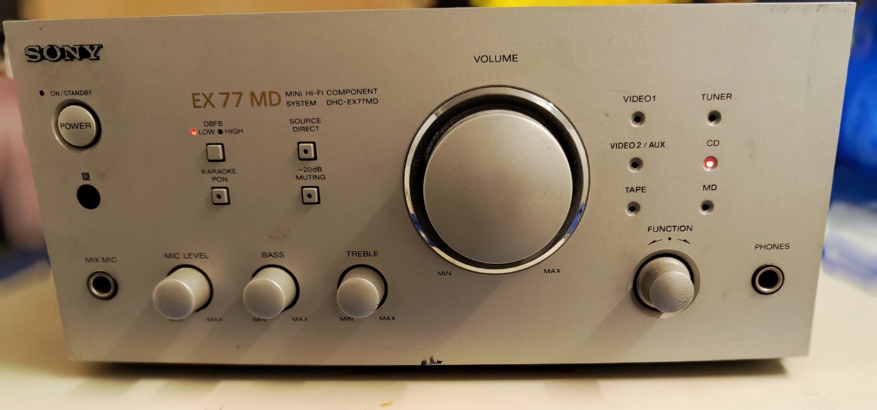Sony Amplificatori: Sony Mini Hi-Fi Amplifier TA-EX77  – Usato da Binz venduto da led1light