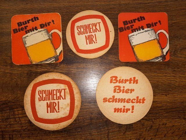 Untersetzer: Bierdeckel Burth – Gebraucht aus St.Gallen von Stocken64 1