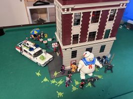 Playmobil Ghostbusters mit Auto usw.