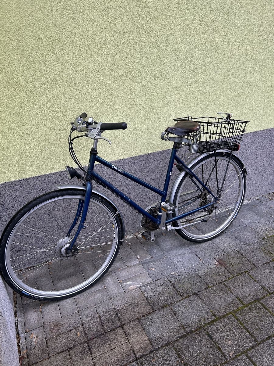 Gut erhaltenes Cresta Damenvelo mit Korb, sofort fahrbereit (Gebraucht ...