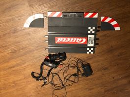 Carrera Evolution 132/124 STARTSCHIENE + Trafo  2 Handregler
