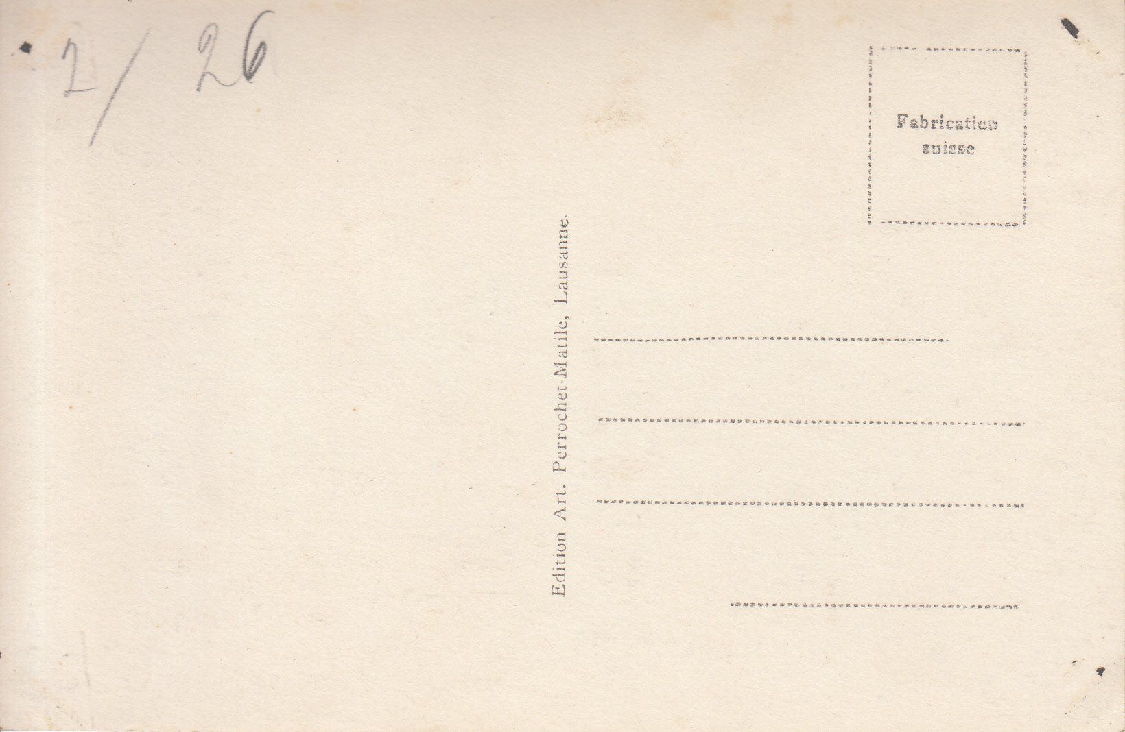 Cartoline postali: Col du Gd. St. Bernard 1926 – Usato da Bürglen TG venduto da StampGraf 1
