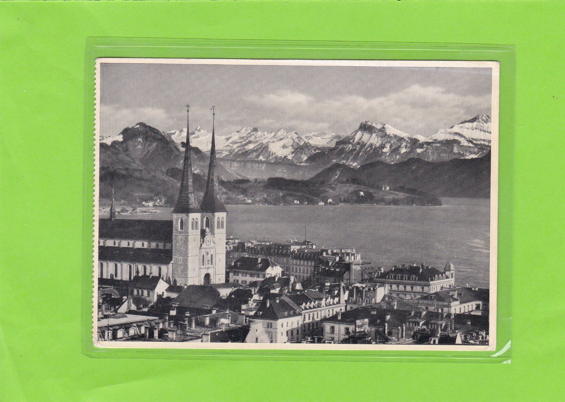 Cartoline postali: Luzern und die Alpen – Usato da St. Peterzell venduto da neckertal