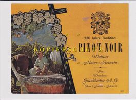 Etikette für Wein - Pinot Noir /bd