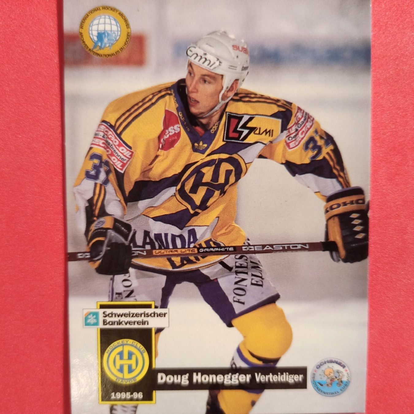Sammelbilder & Trading cards: Doug Honegger - HCD - 1995/96 – Gebraucht aus Dübendorf von kb86_MOVIE