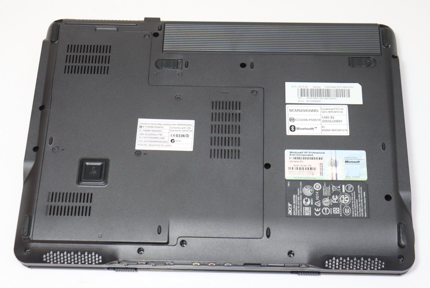 MSI Notebook: Acer Travelmate 4720, Core2Duo, 2GB Ram, Windows XP 32 Bit – Usato da Frick venduto da volvo850driver 3