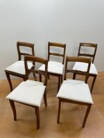 Stühle Biedermeier, 5 Stück, lokale Fertigung, kein Horgen