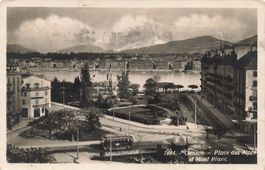 Genf – Place des Alpes und Mont Blanc tram