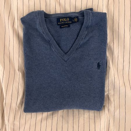 Polo Ralph Lauren V-Neck Pullover (Grösse L, Neu 230 CHF)