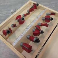 Fräsersatz 12- teilig 8 mm zu Oberfräse Fräser Satz Set