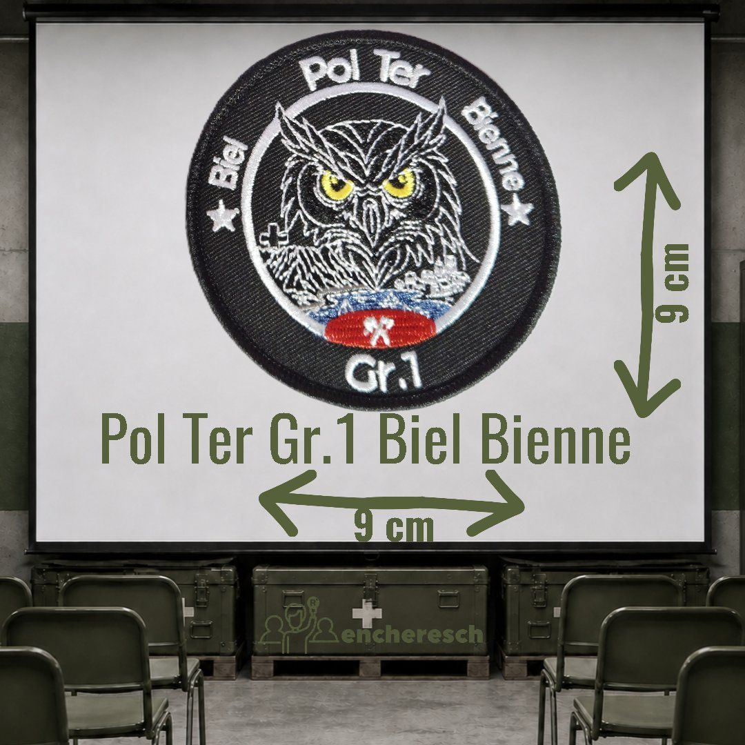 Placchette & Badge: Patch - Badge [Pol Ter Gr.1 Biel Bienne] – Nuovo (secondo la descrizione) da Bière venduto da encheresch