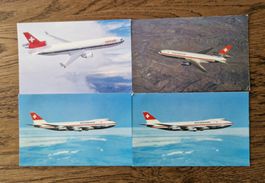 4 Swissair Flugzeuge
