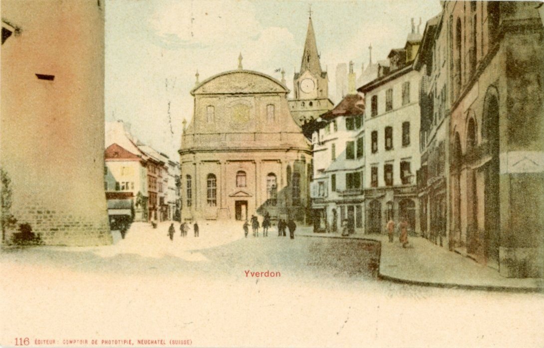 Ansichtskarten: Yverdon   VD         ca.  1 9 0 0 – Gebraucht aus Brig von Valcards54