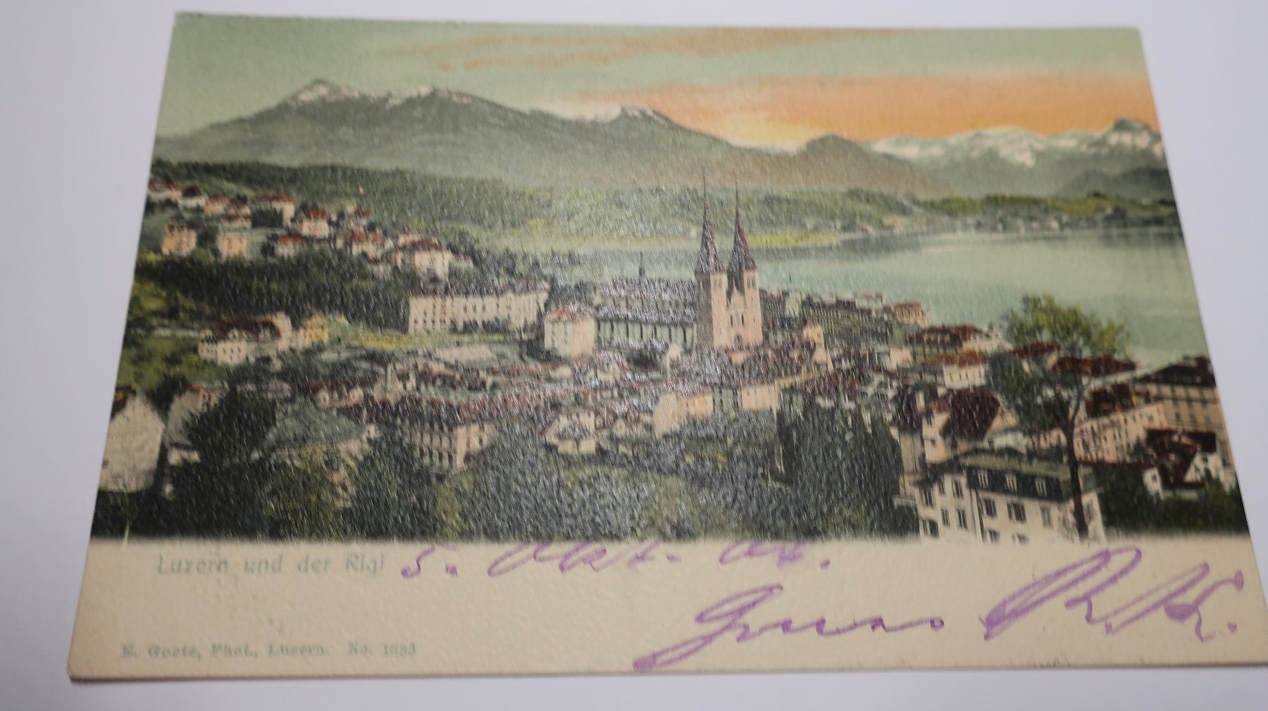 Cartoline postali: Luzern und der Rigi 1904 – Usato da Cormoret venduto da Pascalll2001 1