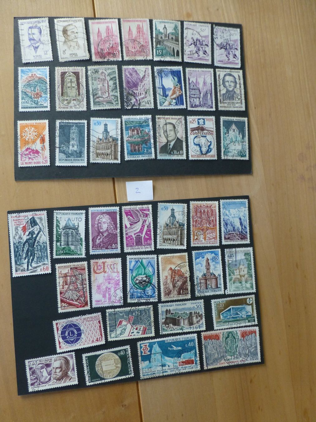 Tous les timbres: Frankreich. Diverse Briefmarken, gestempel 1,2,3 – D'occasion à Bettlach par 1saurer 1