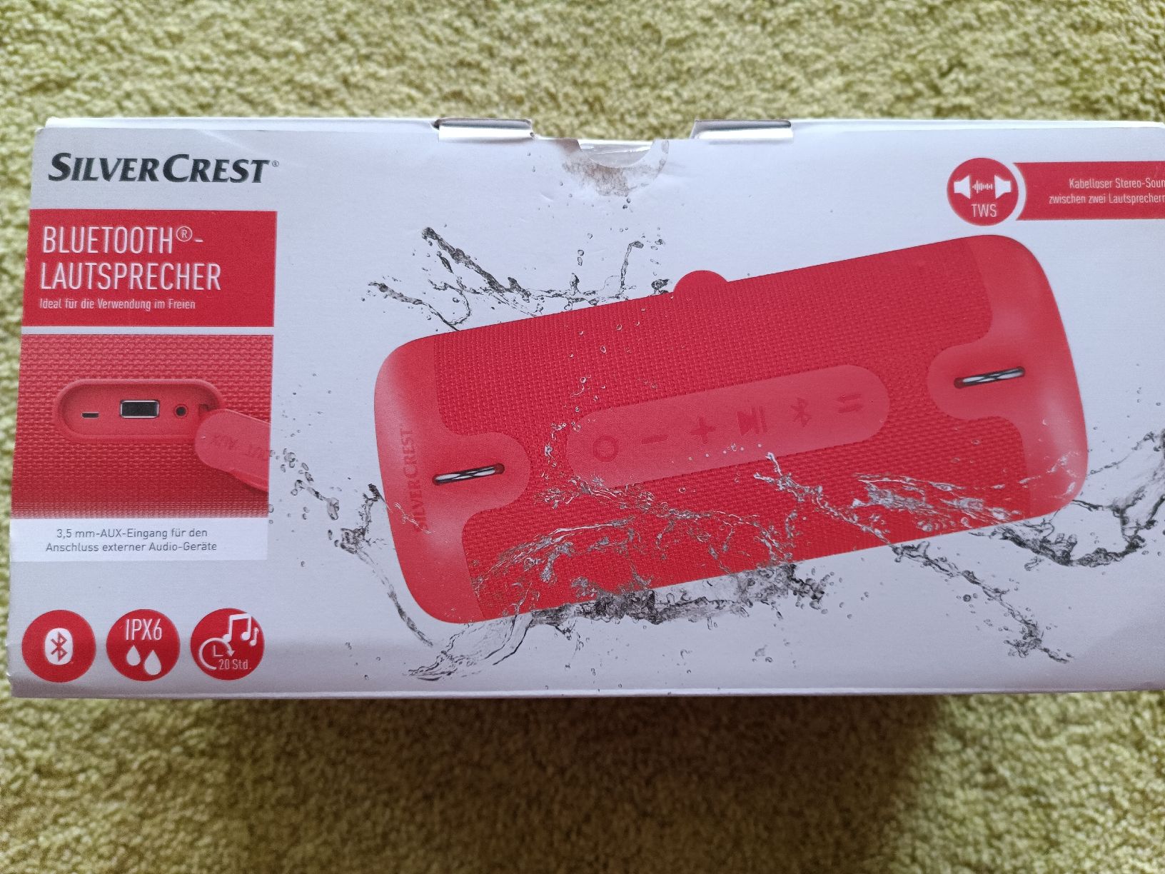SilverCrest Casse acustiche: Bluetooth lautsprecher – Nuovo e nell'imballaggio originale da Grenchen venduto da evg_fg7z