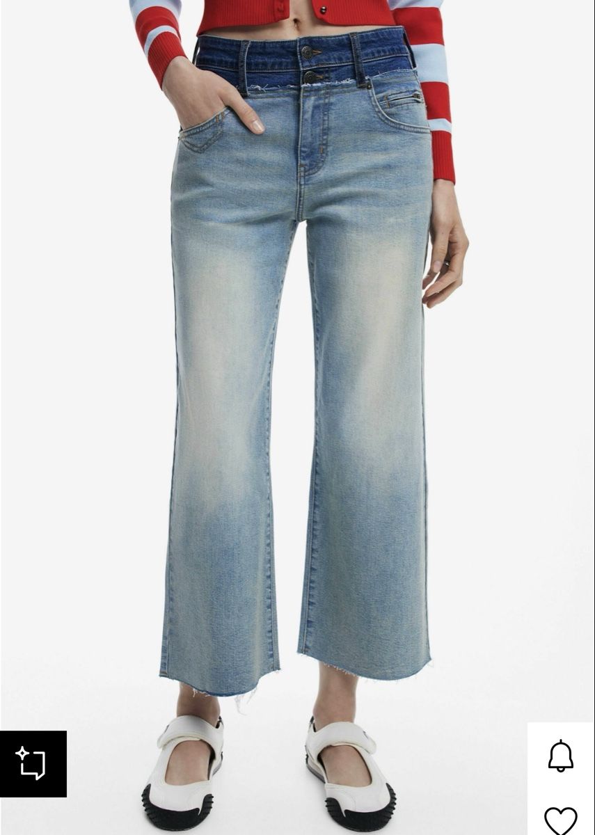 Desigual Jeans: Jean flare double waste Desigual – Usato da Arvillard (Salins) venduto da mental0mystique