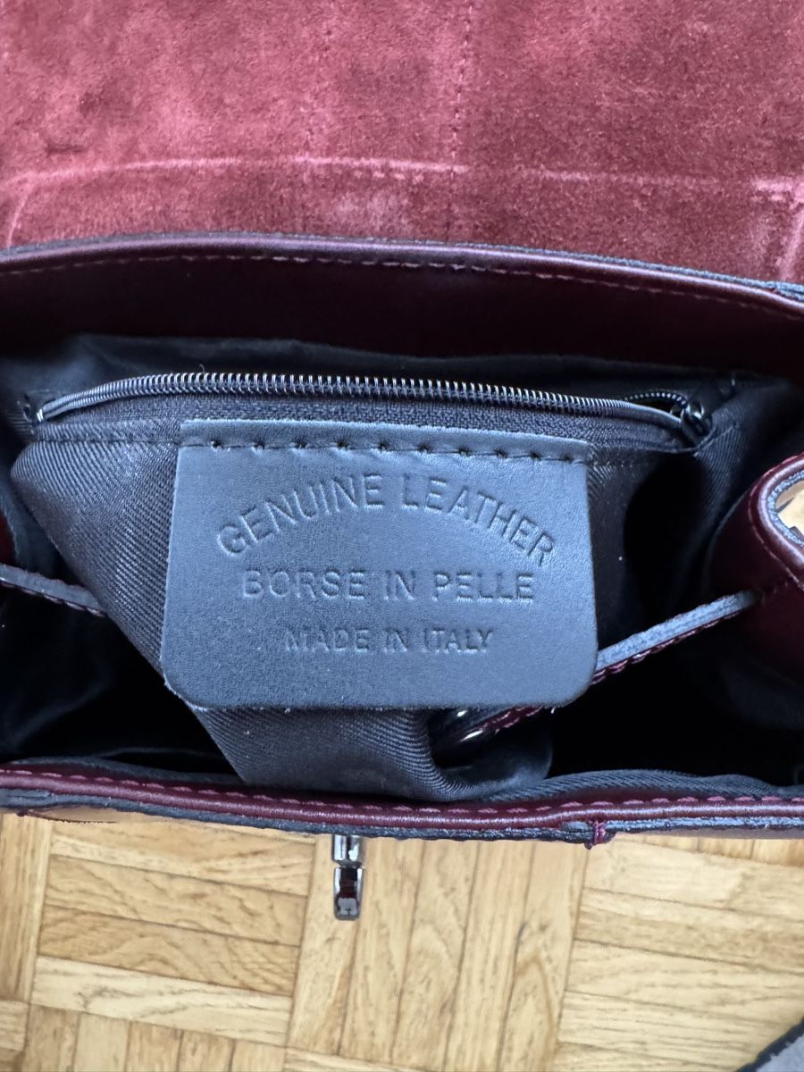 Borse da donna: Lederrucksack/Handtasche aus Leder – Nuovo (secondo la descrizione) da Dietikon venduto da and_nw92 6