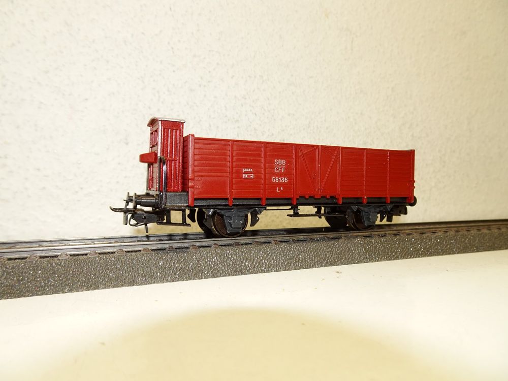 Wagon HAG HO Tombereau CFF – 3 Rails – Échelle 1/87 – Suisse