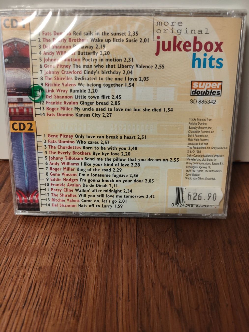 CD: CD Jukebox hits 2 CD's  NEU originalverpackt – Nuovo e nell'imballaggio originale da Davos Platz venduto da jon_2b56 1