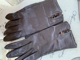 Superbes gants cuir fin GEORGES MORAND taille S fin