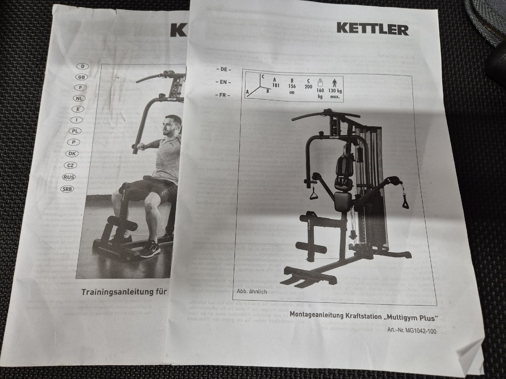 Kettler Vélos d'appartement: Kettler Multigym PLUS – D'occasion à Kriechenwil par Overnaze 3
