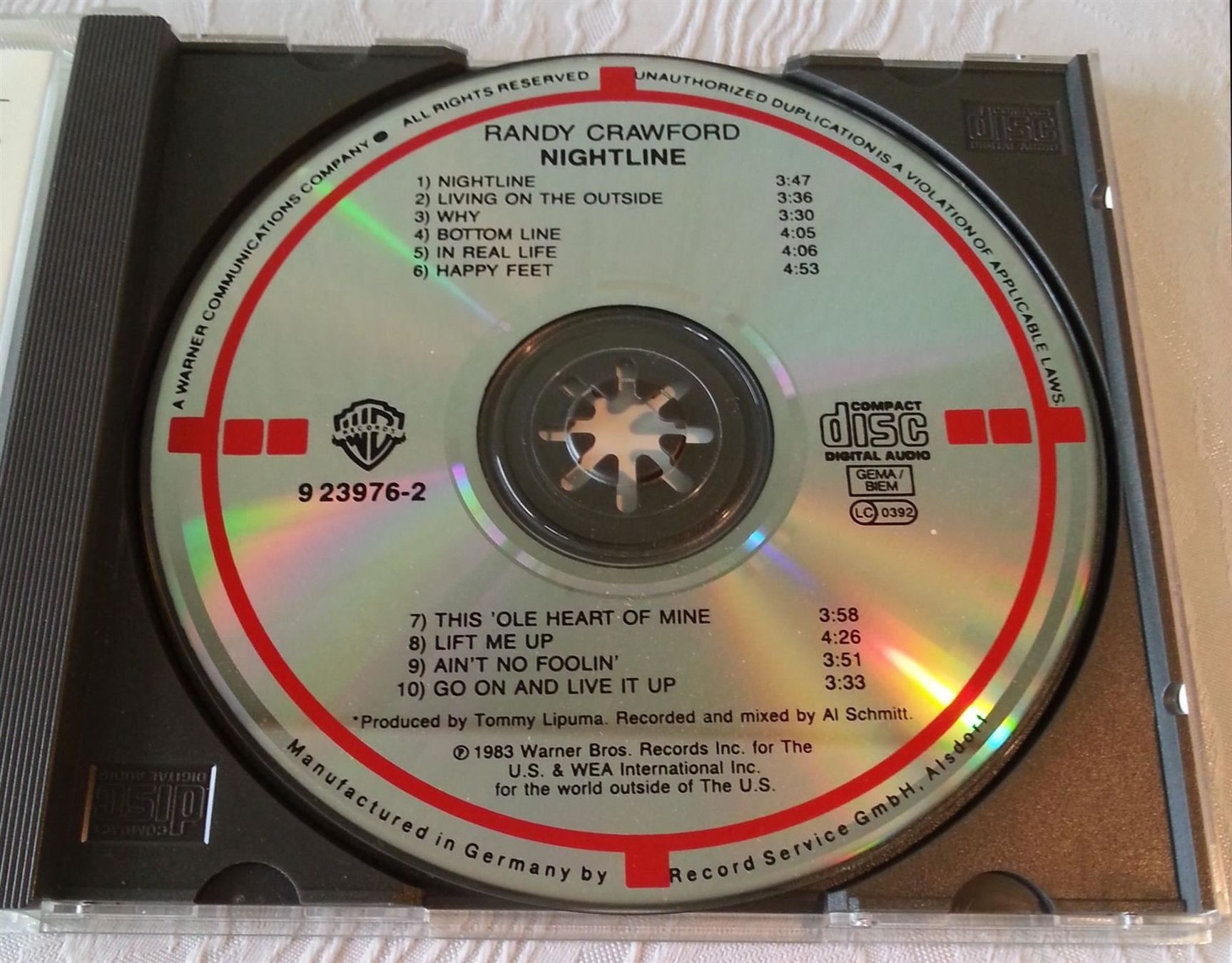 CD: CD Randy Crawford – Nightline – Usato da Oberriet SG venduto da ganesh435 1
