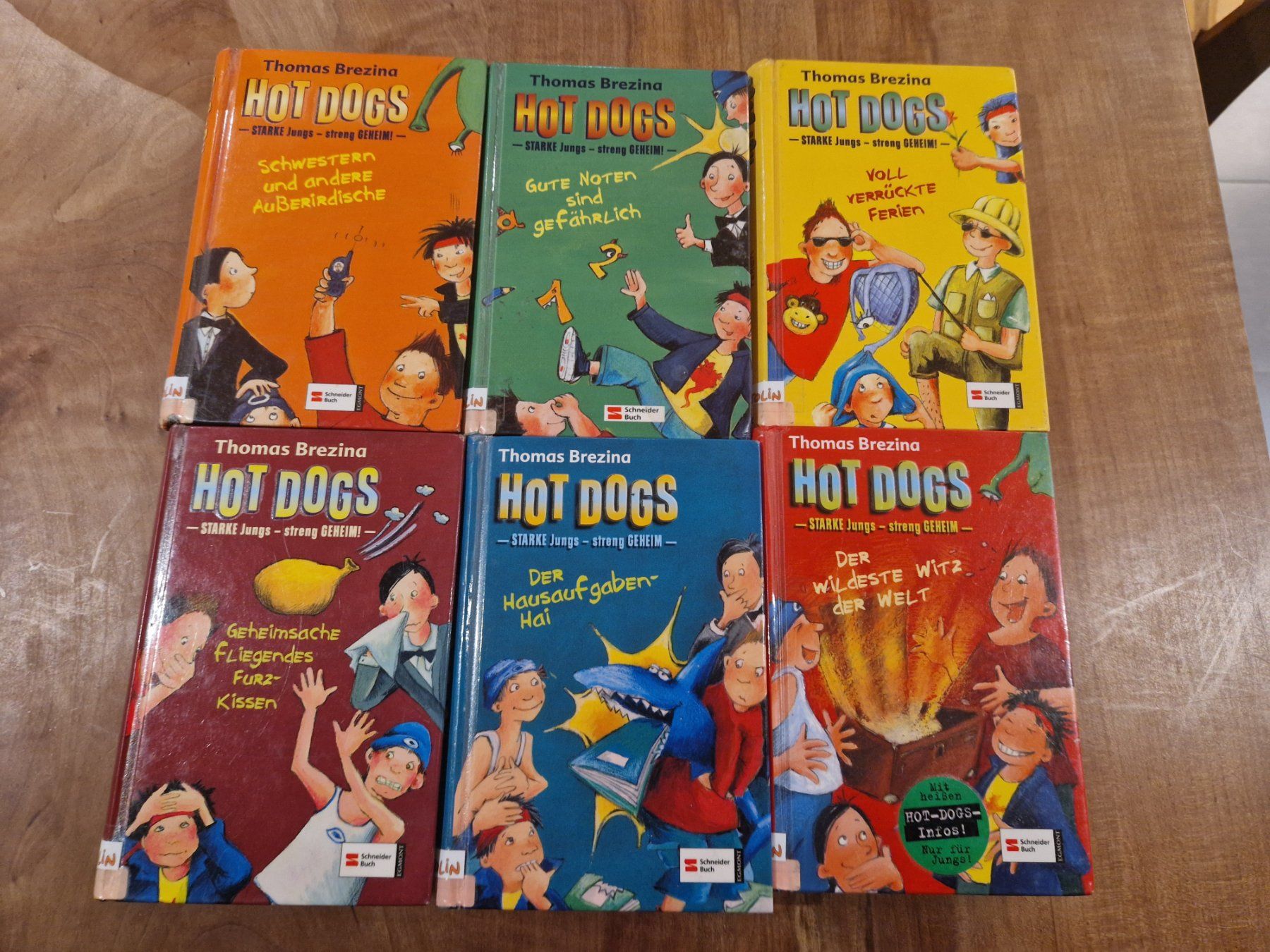 Libri: 6 Bücher HOT DOGS Thomas Brezina – Usato da Giswil venduto da movo08