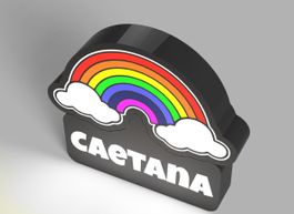 Lightbox lampe led Blanc et RGB ARC EN CIEL