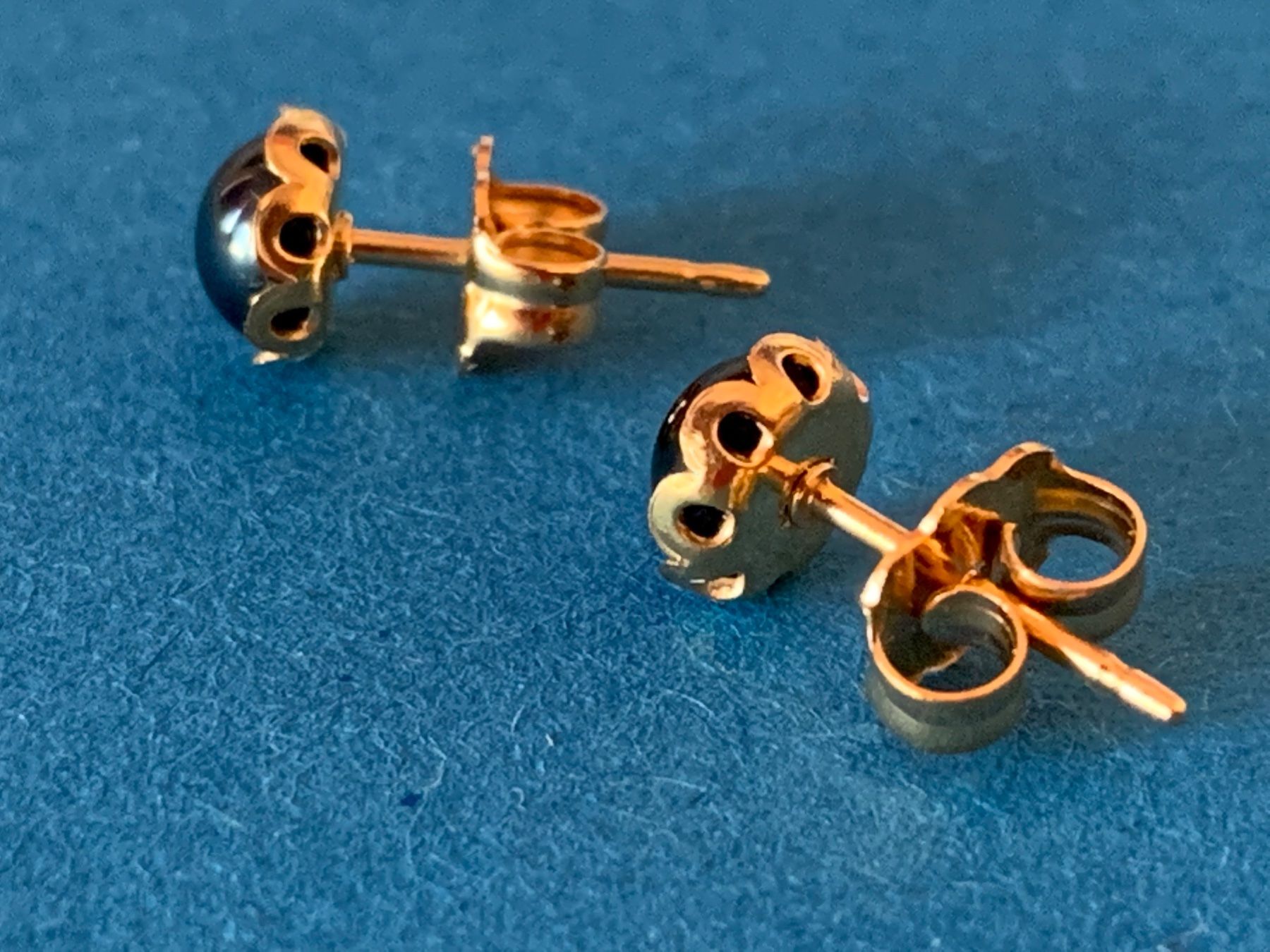 Ohrringe & -stecker: 2 Ohrstecker Hämatit-Imitat – Neu (gemäss Beschreibung) aus Dittingen von Bijoubelle 4