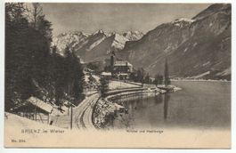BRIENZ im Winter - Kirche und Hasliberge