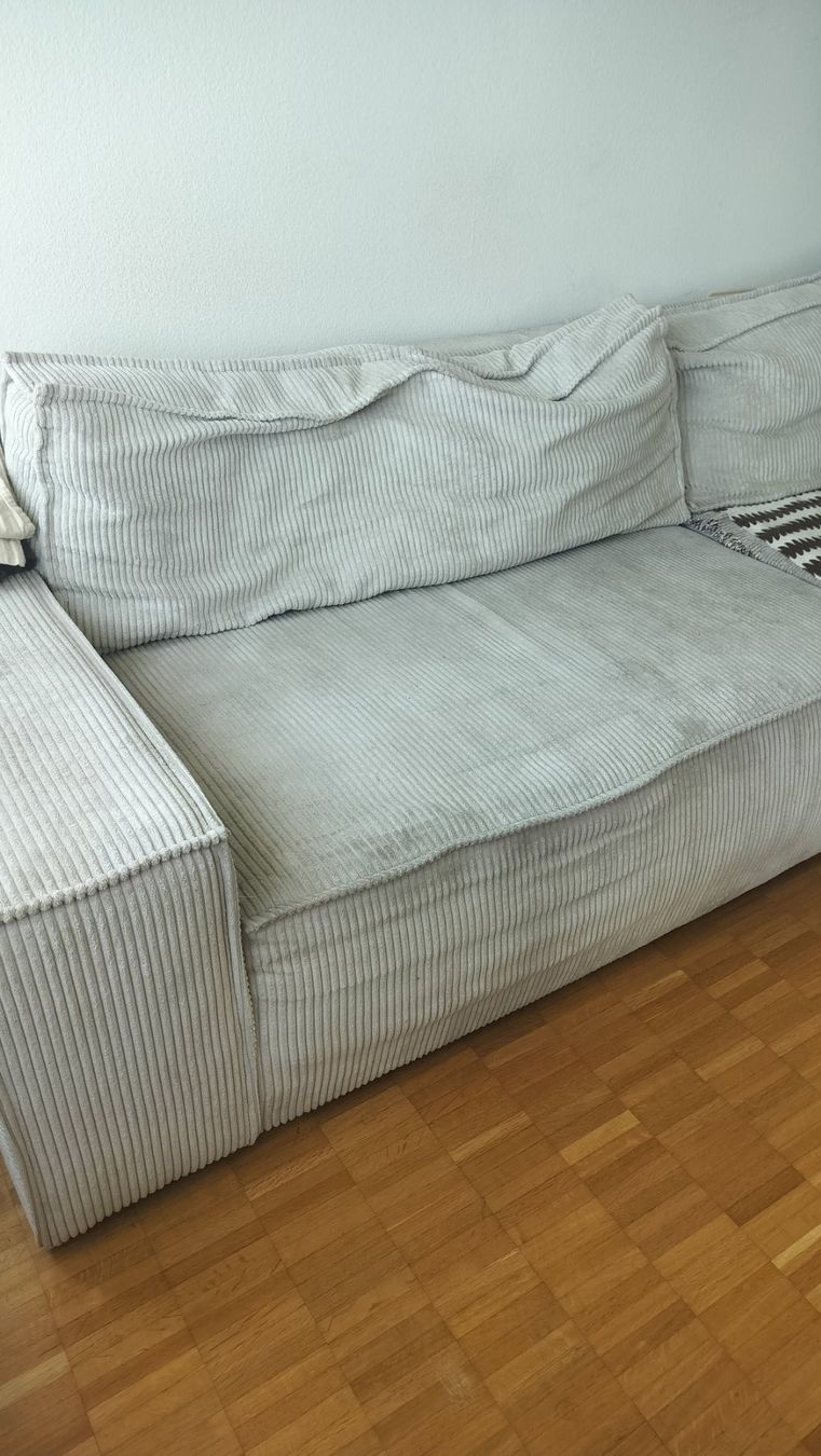 Divani: Cord Beige Schlafcouch mit Stauraum – Usato da Luzern venduto da cla_k79r 6