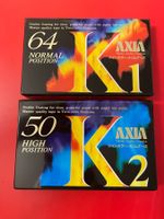 2 AXIA K1 und K2 Audio Kassetten sehr selten original!