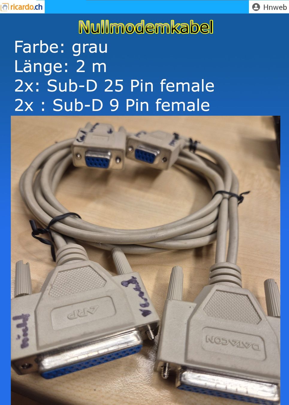 Laufwerke & Adapter: LPT, RS232, BNC, DB25, GENDER CHANGER, IDE-Adapter – Gebraucht aus Kaisten von Hnweb 2