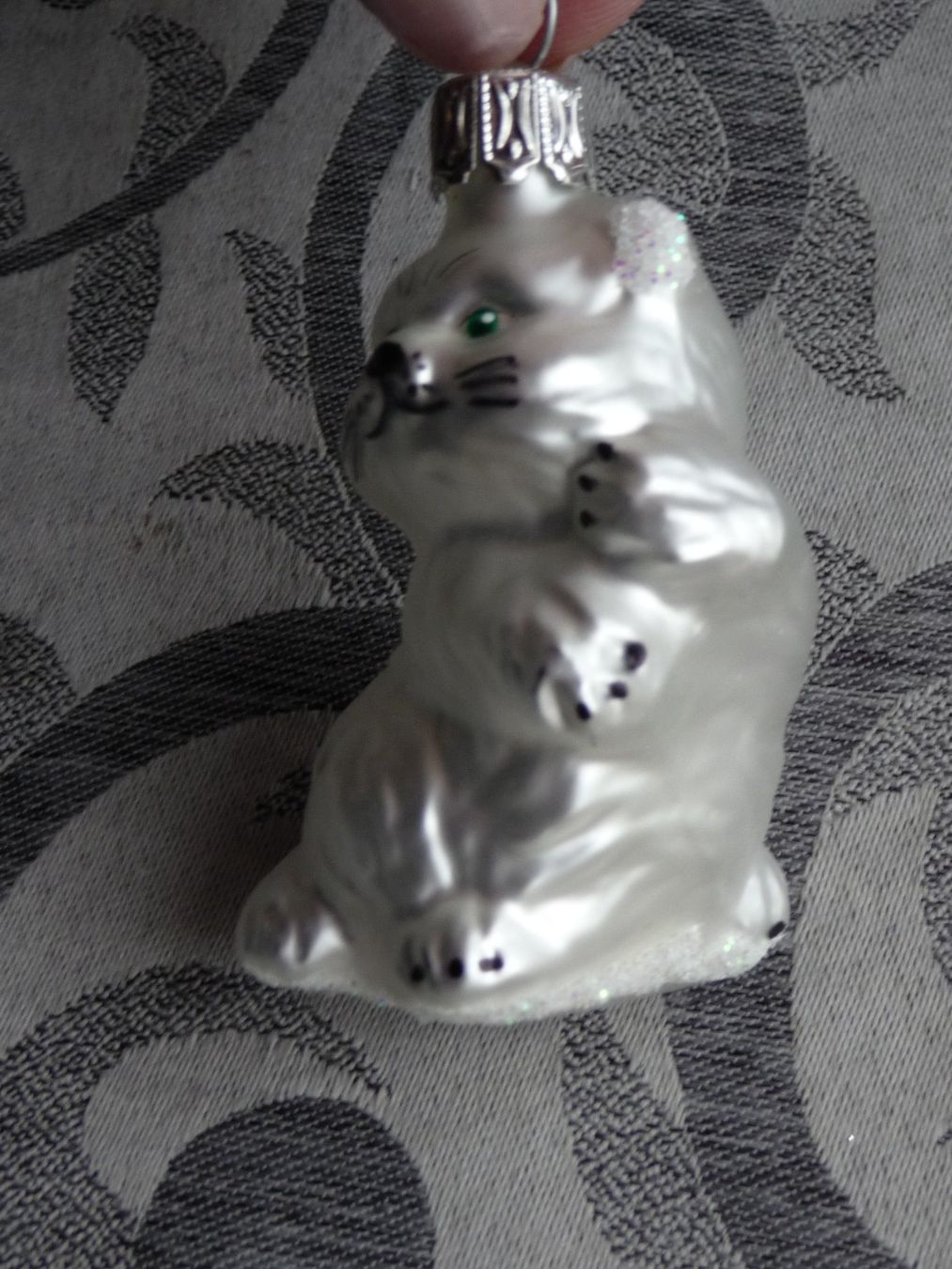 Alle Dekorationen: kleine weisse Katze Kätzchen  Christbaumschmuck – Neu und originalverpackt aus Alpnach Dorf von marvo 3