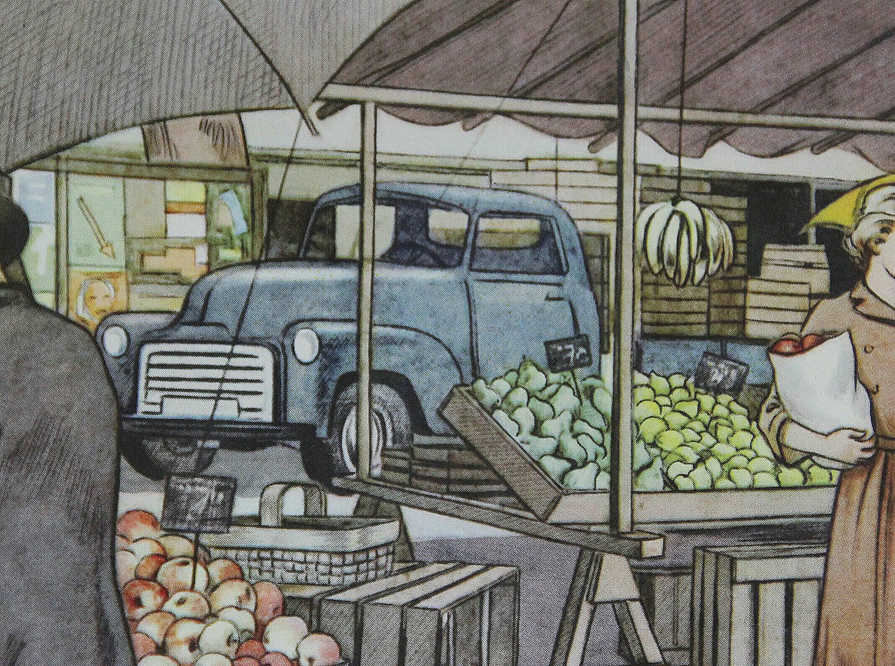 Foto & Immagini: Schulwandbild "Obst- und Gemüsemarkt" – Usato da Birrwil venduto da brandschatz_birrwil 4