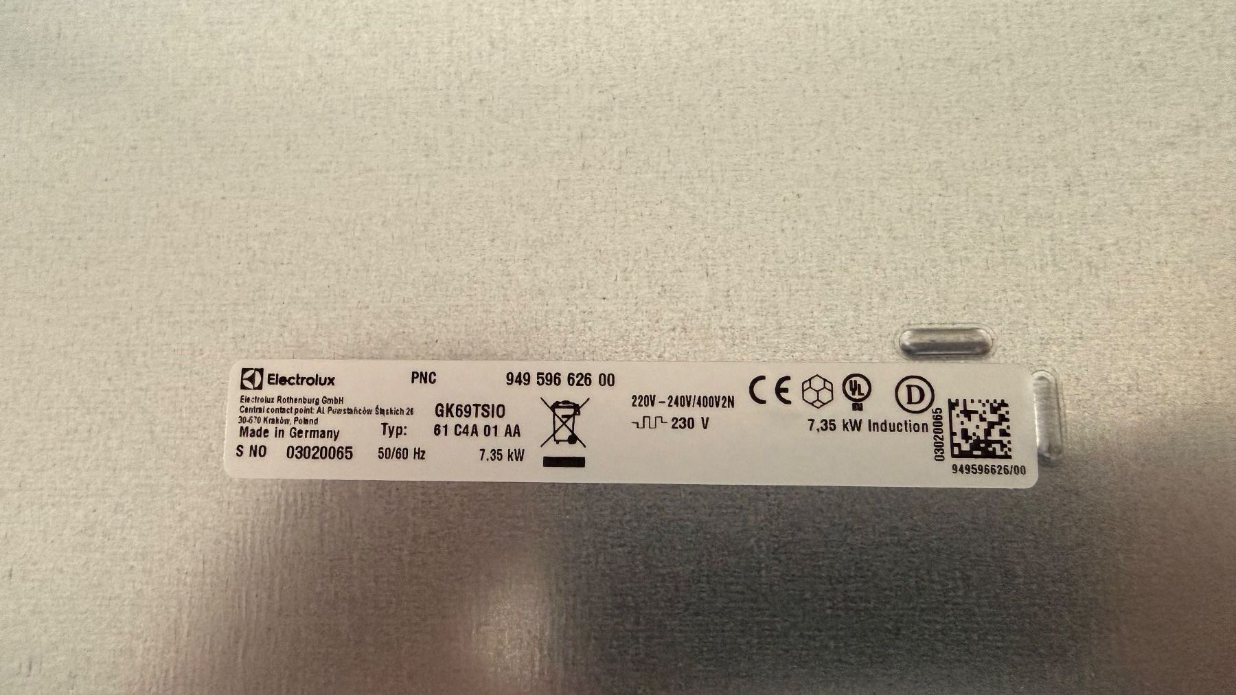 Electrolux Herde: Electrolux Induktionskochfeld EIV744 (71 cm, MultiBridge) – Gebraucht aus Ruswil von Postillion 4