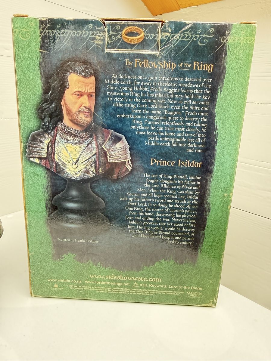 Statuette: Herr der Ringe Büste - Prinz Isildur Sideshow Weta – Usato da Luzern venduto da Mytigger 2