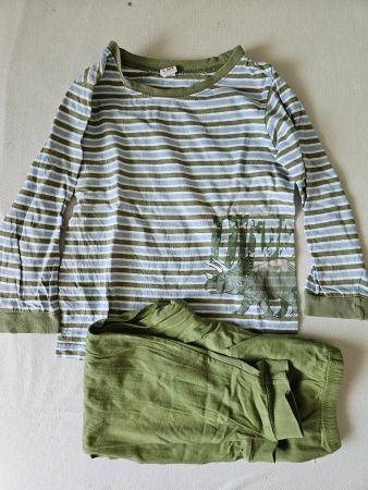 Langarm Pyjama Gr.  104 Dinosaurier Bio-Baumwolle