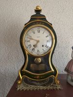 Elegante Vintage Tischuhr Opera, Schwarz/Gold - Blickfang!