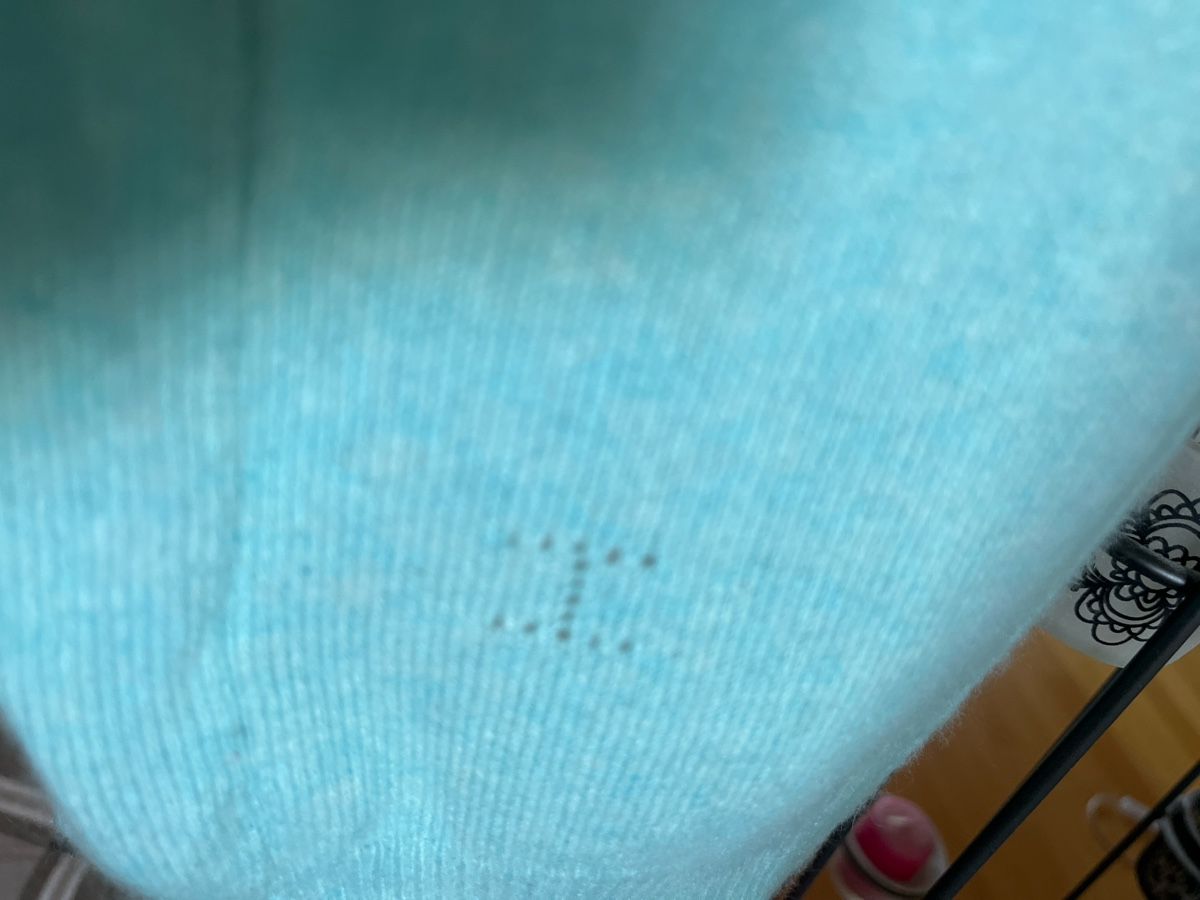 Maglioni & Felpe: Pull  long en cachemire Inam bleu turquoise chiné, taille S/ – Usato da Genève venduto da Libellule477 2