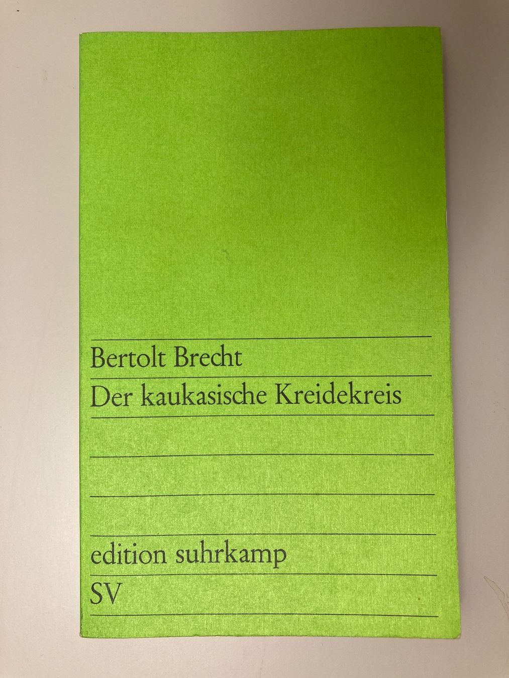 Libri: Bertold Brecht, Der kaukasische Kreidekreis – Usato da Baden venduto da Yoyo1