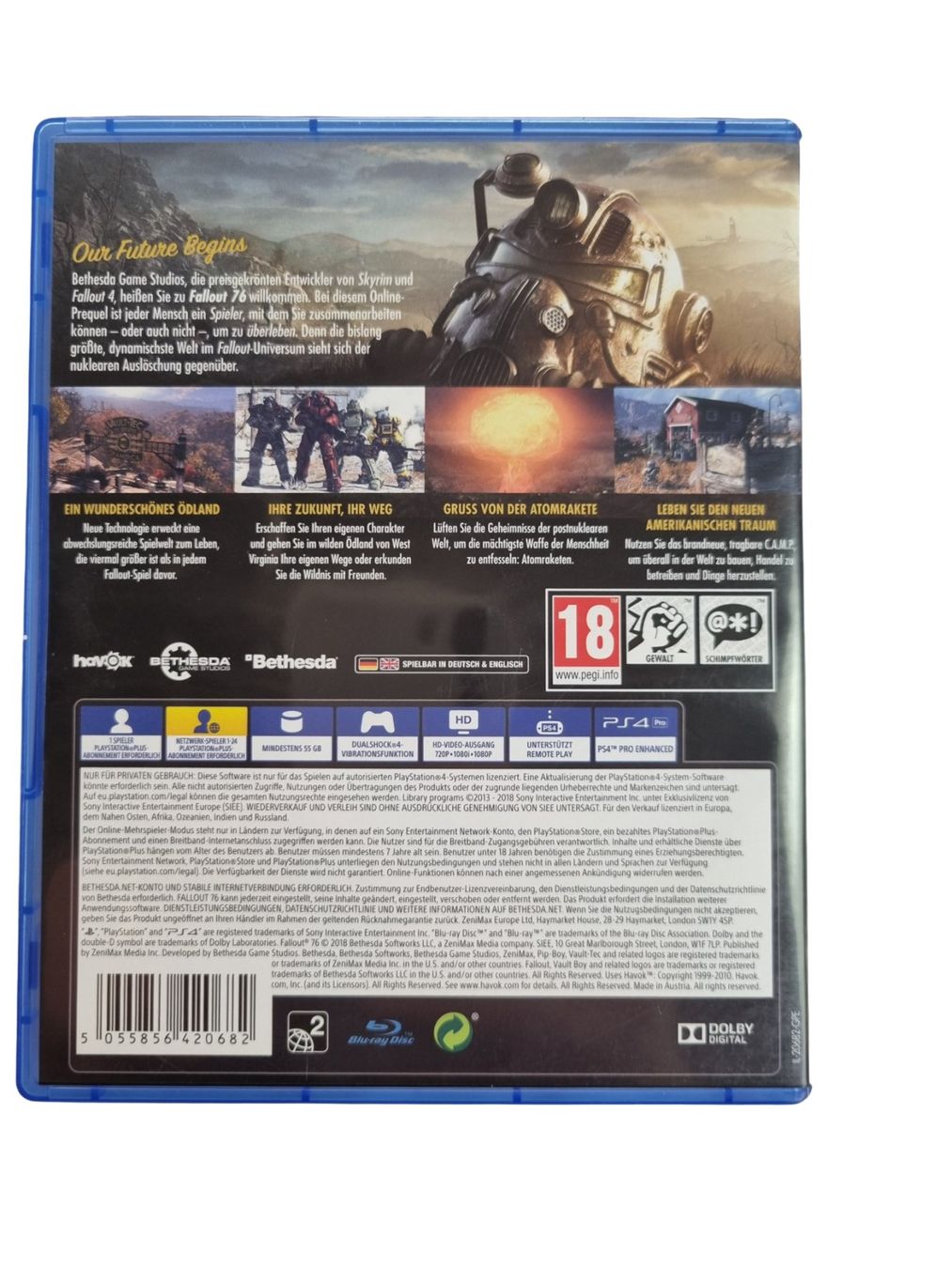 Sony Spiele: PS4-Spiel Fallout 76 – Gebraucht aus Wangen b. Olten von Restwert_Wangen 1