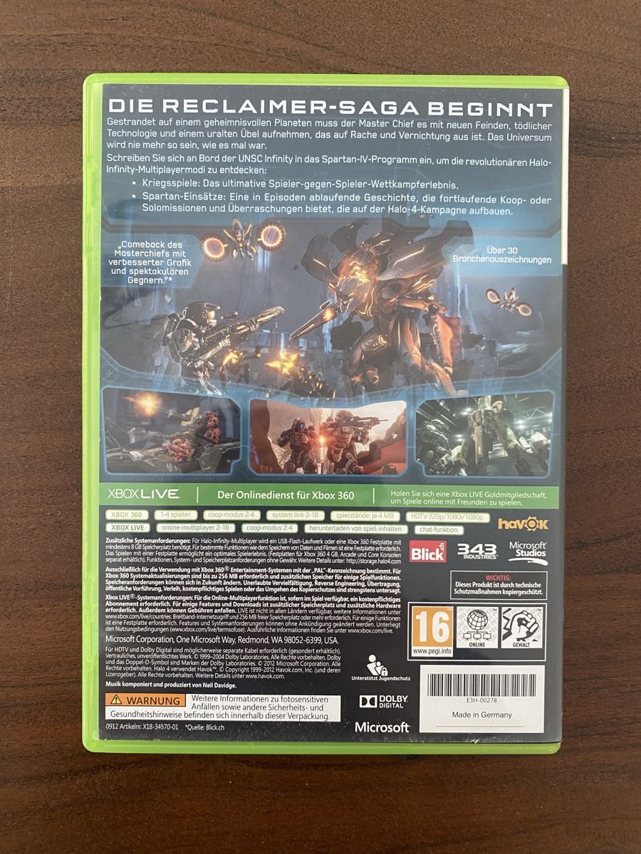 Microsoft Giochi: HALO 4 (Bundle Copy) für Xbox 360 – Usato da Thunstetten venduto da Virus_33 2