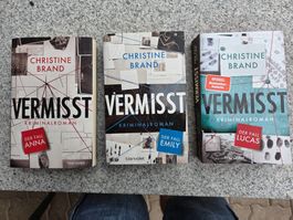 Christine Brand Vermisst 3 Kriminalromane gebraucht Zustand